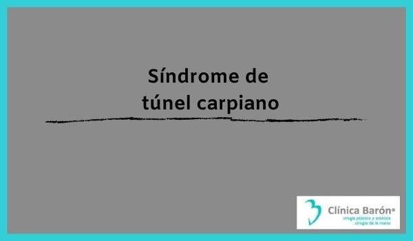 Síndrome del túnel carpiano Asturias