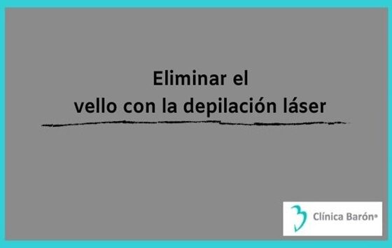 Eliminar vello con la depilación láser